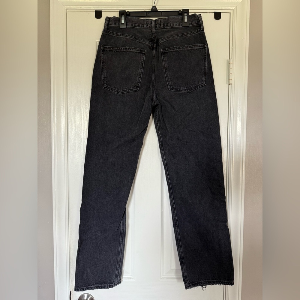 Agolde Women’s Jeans 90s boyfriend style black color size 25 - Picture 2 of 8